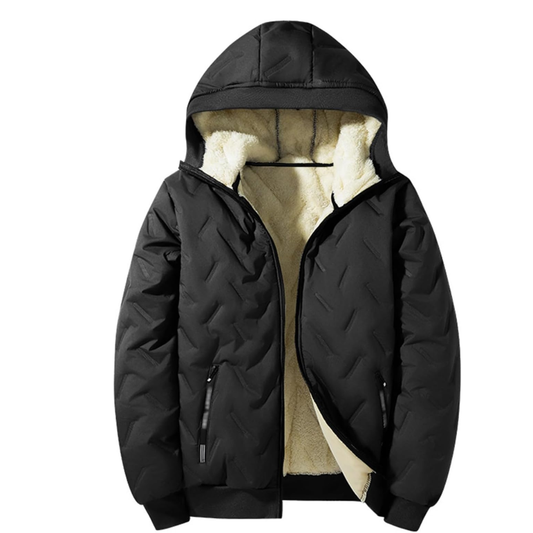Men’s Sherpa Fleece Lined Zippered Winter Coat