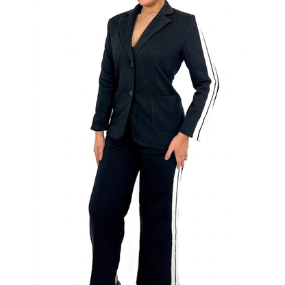 Women’s 2-Piece Blazer and Wide Leg Pants Set